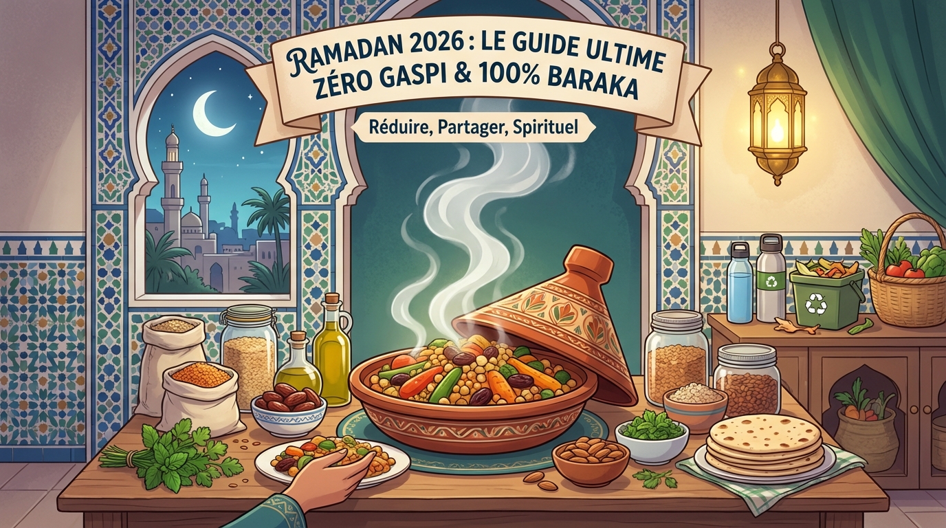 Ramadan 2026 : Le Guide Ultime pour un Mois Sacré Zéro Gaspi et 100% Baraka