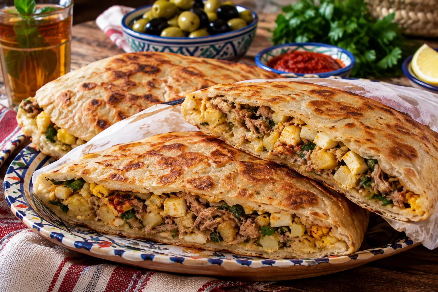 Chapati Mahdia : Recette Authentique du Sandwich Tunisien