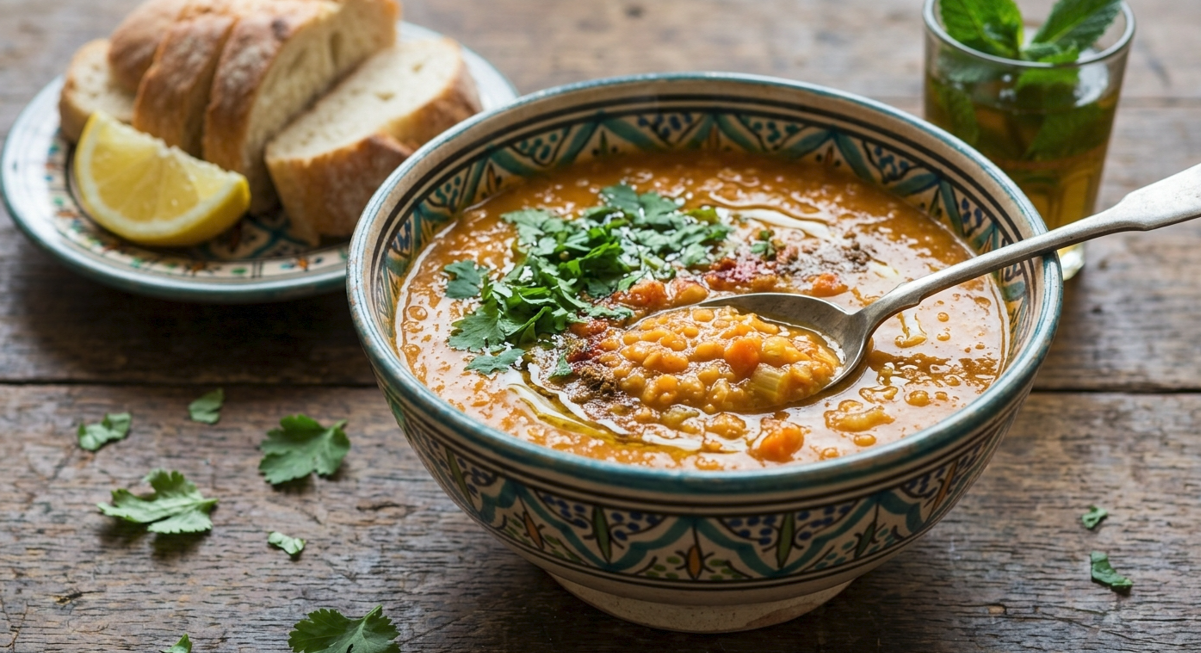 Chorba Algérienne aux Lentilles Corail : Recette Authentique et Parfumée