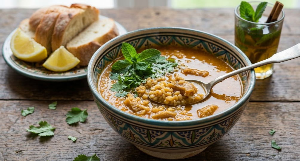 Chorba M&amp;#039;hamsa aux Tripes de Mouton : Recette Algérienne Authentique