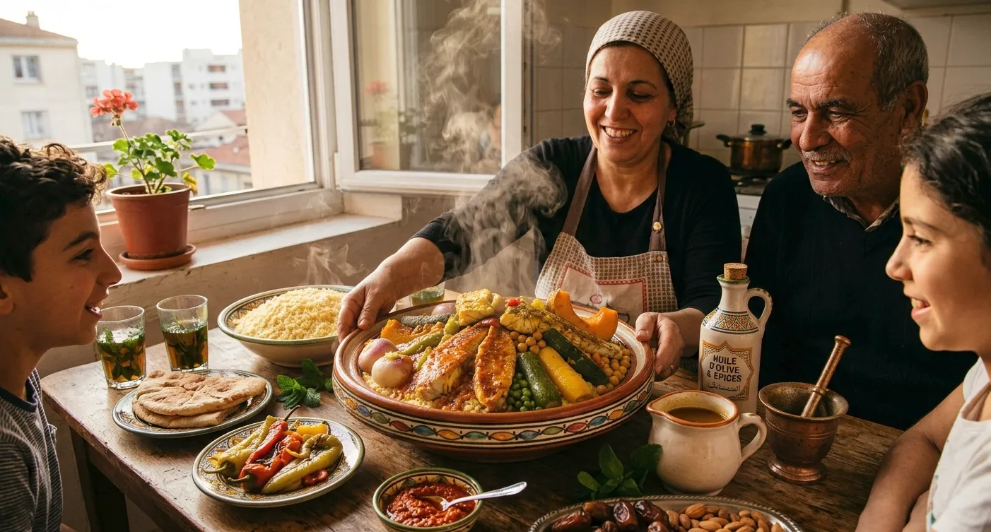 Couscous Tunisien au Poisson et Légumes de Saison : Recette Authentique et Parfumée