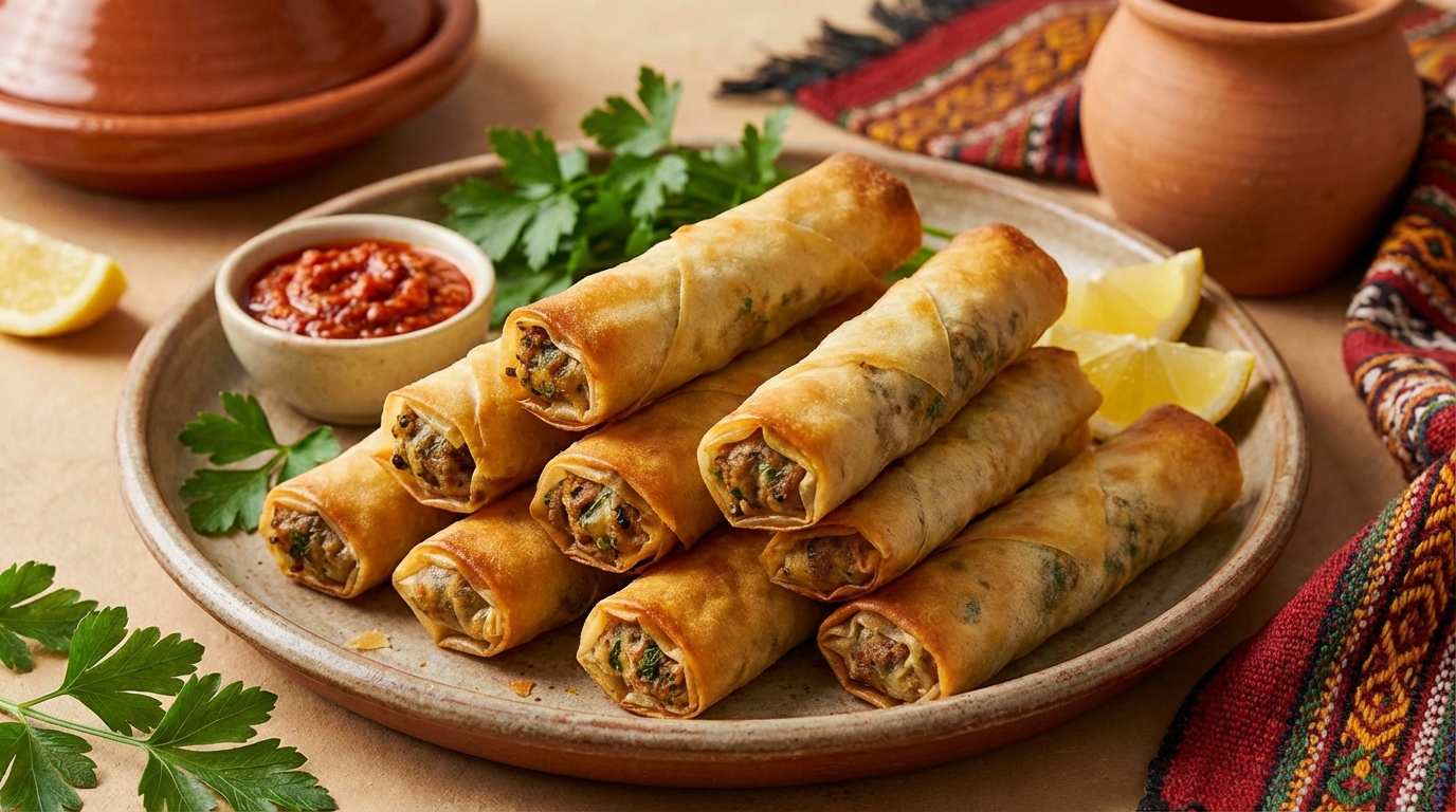 Doigts de Fatma au Four : Recette Tunisienne Légère et Croustillante