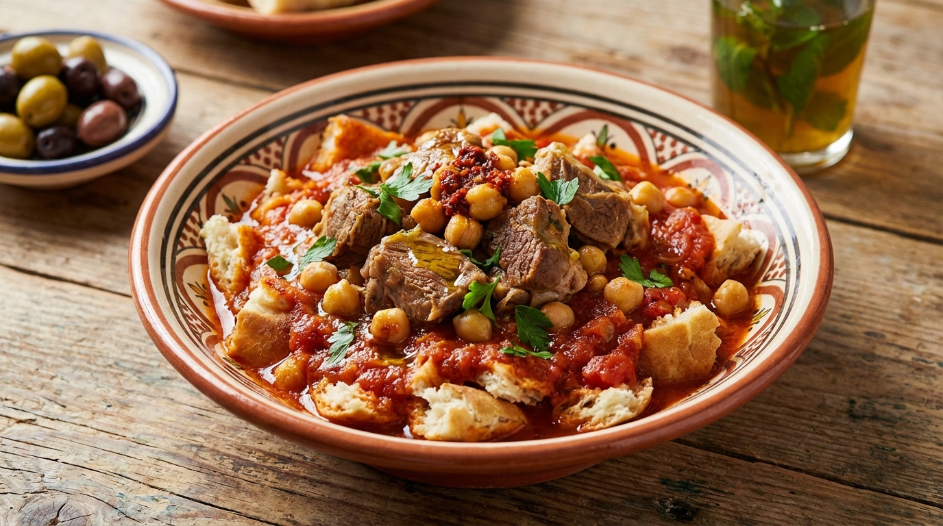 Foutet Tunisien : Recette Traditionnelle Anti-Gaspillage au Pain