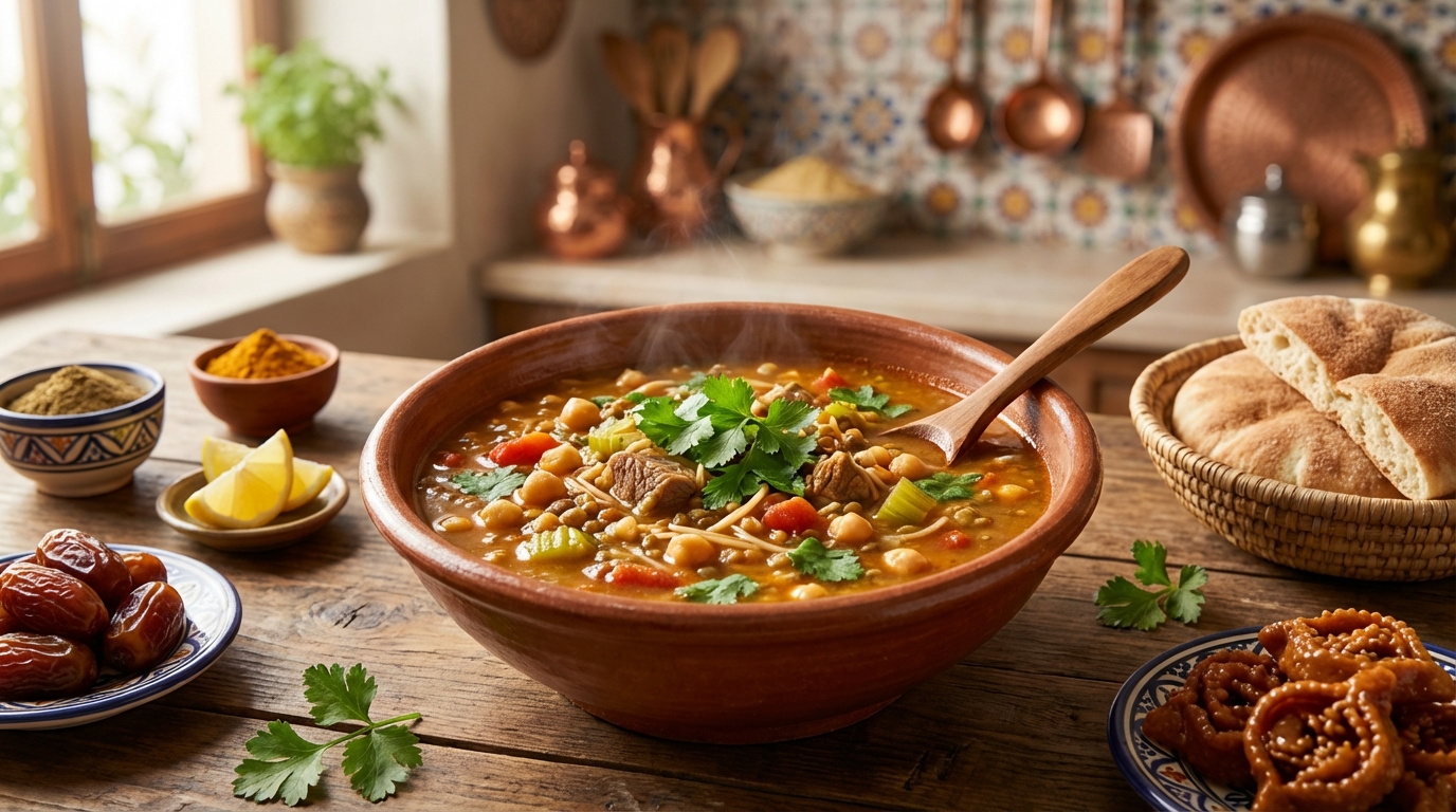 Harira Marocaine : La Vraie Recette Traditionnelle du Ramadan