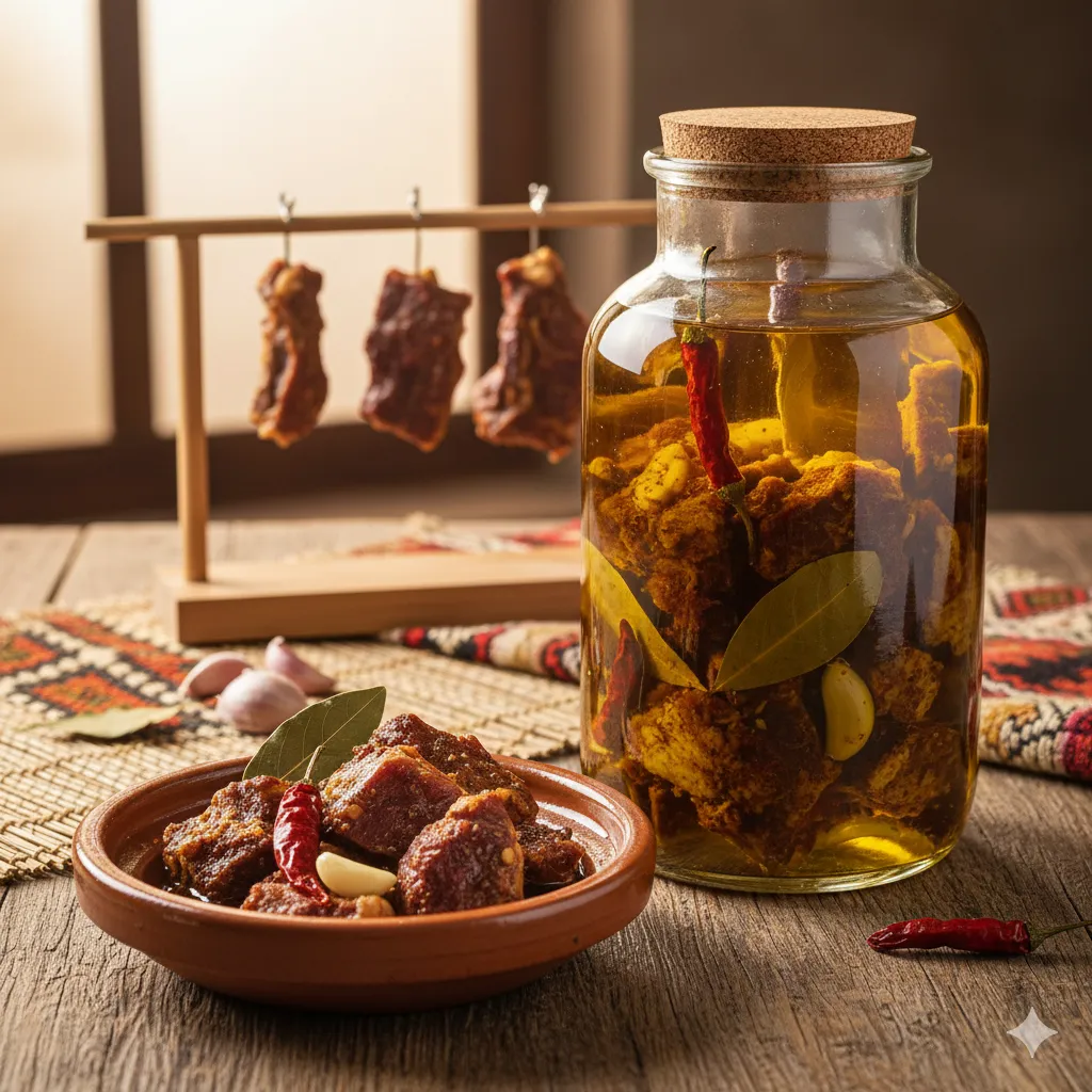 Kaddid Maghrébin : L&amp;#039;Art Ancestral de la Viande Séchée à l&amp;#039;Huile