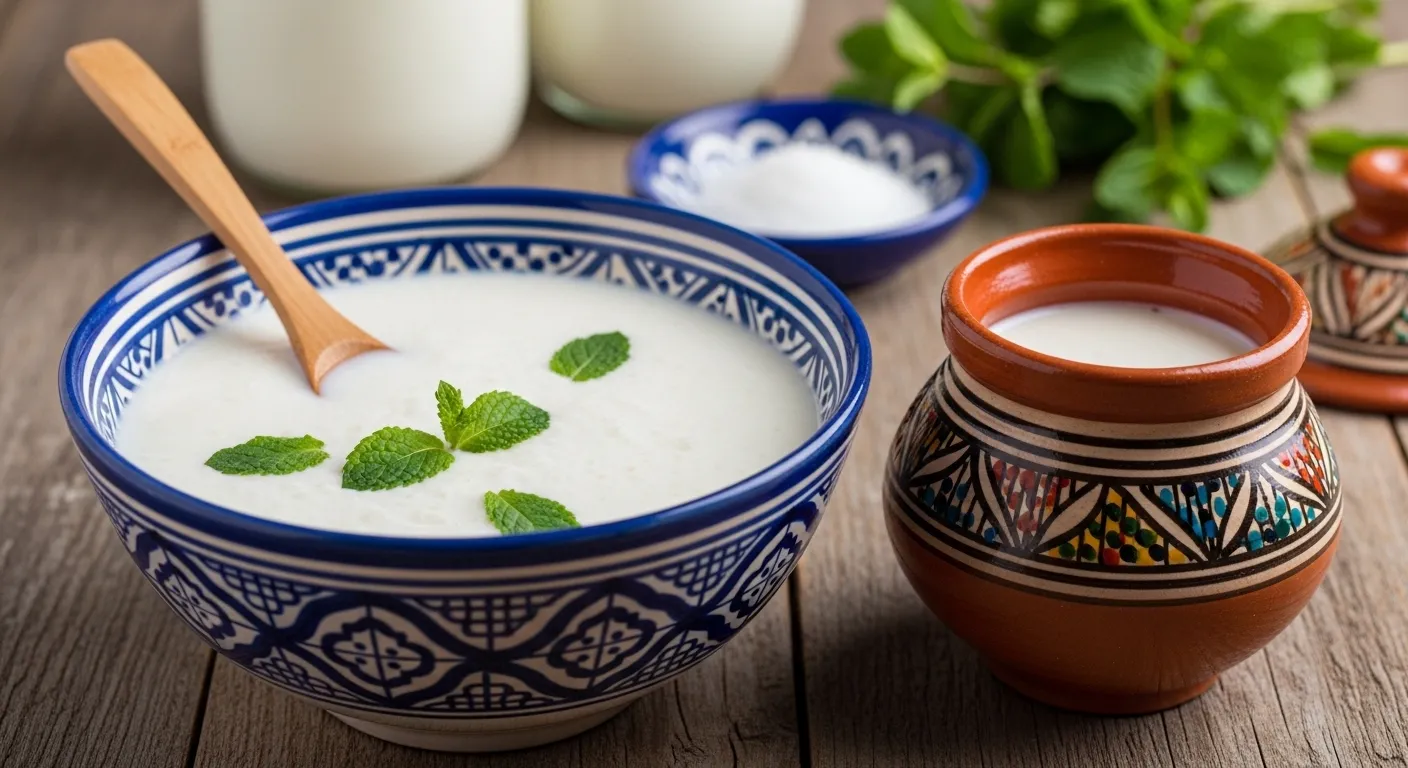 Lben Tunisien Maison : La Recette Authentique du Lait Fermenté Rafraîchissant