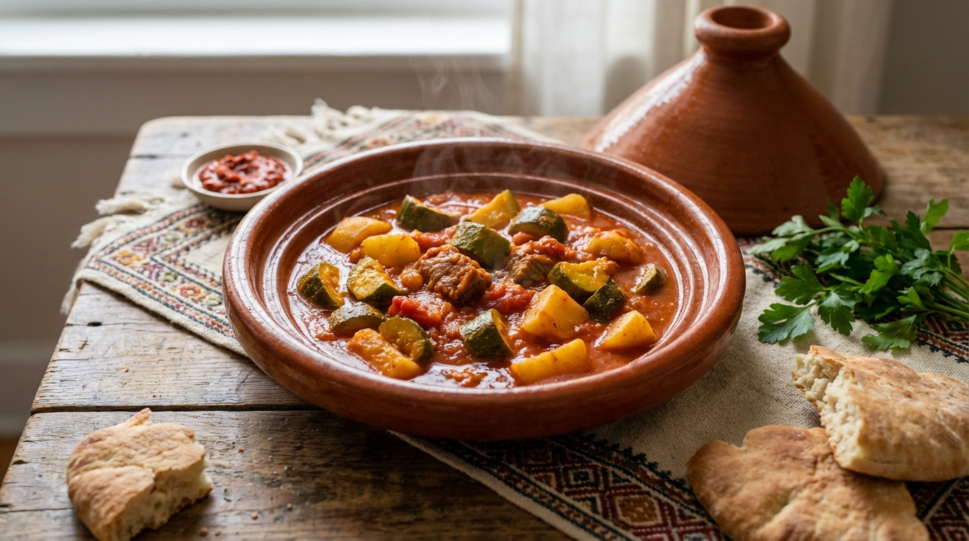 Marqa de Courgettes : Recette Ragoût Tunisien Authentique