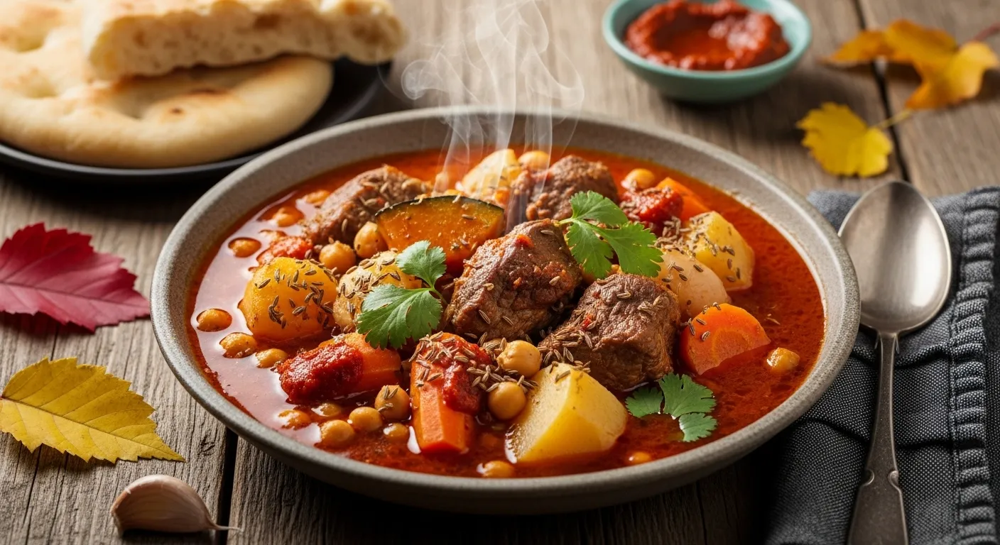 Marqa Khrifa Tunisienne : Ragoût d’Automne aux Légumes et Viande