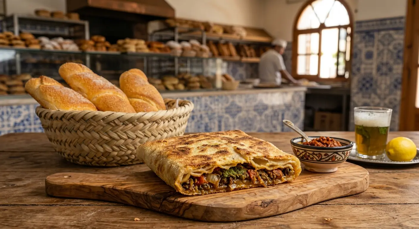 Mtabga Tunisienne : La Galette Berbère Authentique du Sud