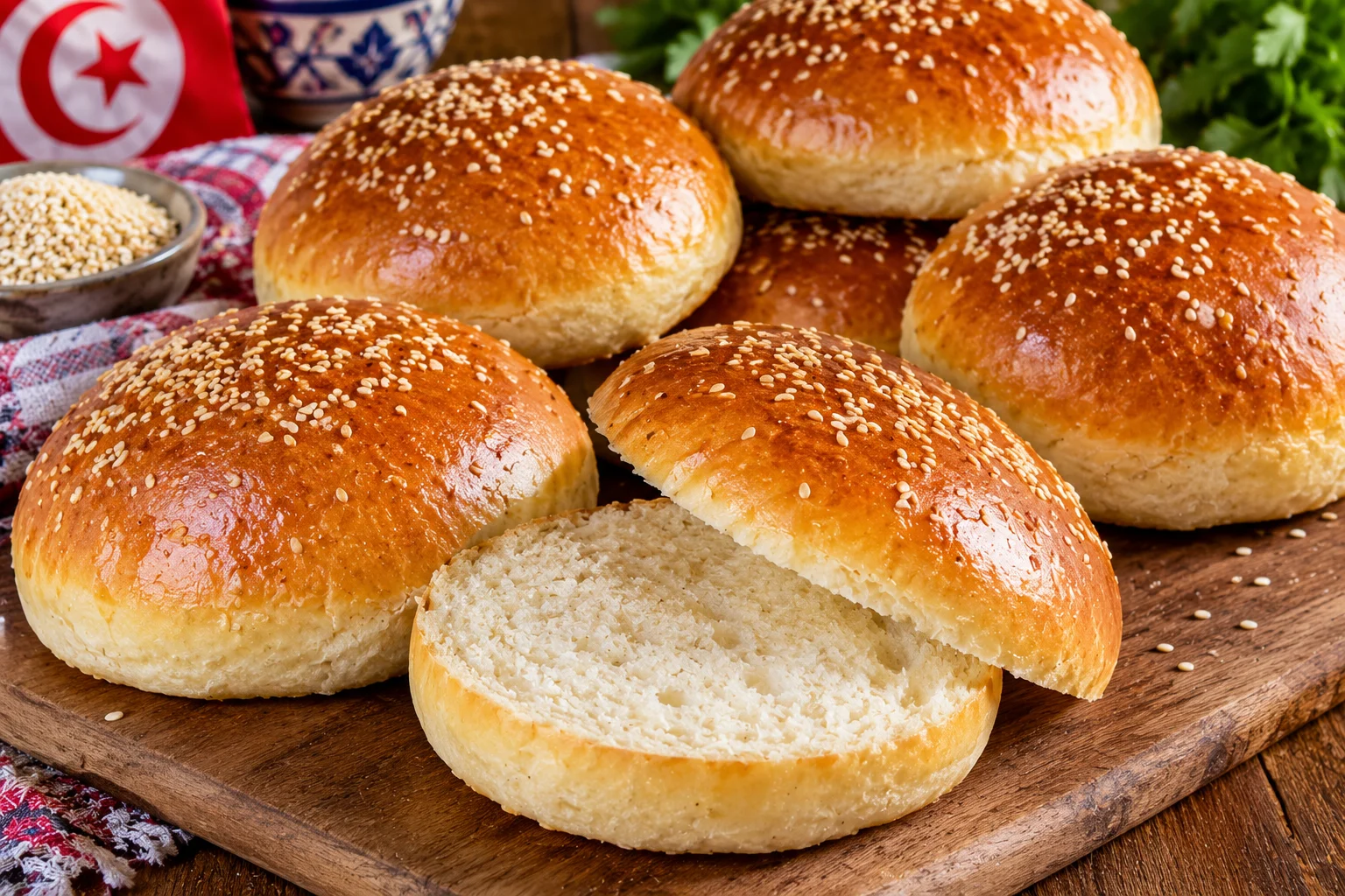 Pain Hamburger Maison Ultra Moelleux : Recette Tunisienne Authentique