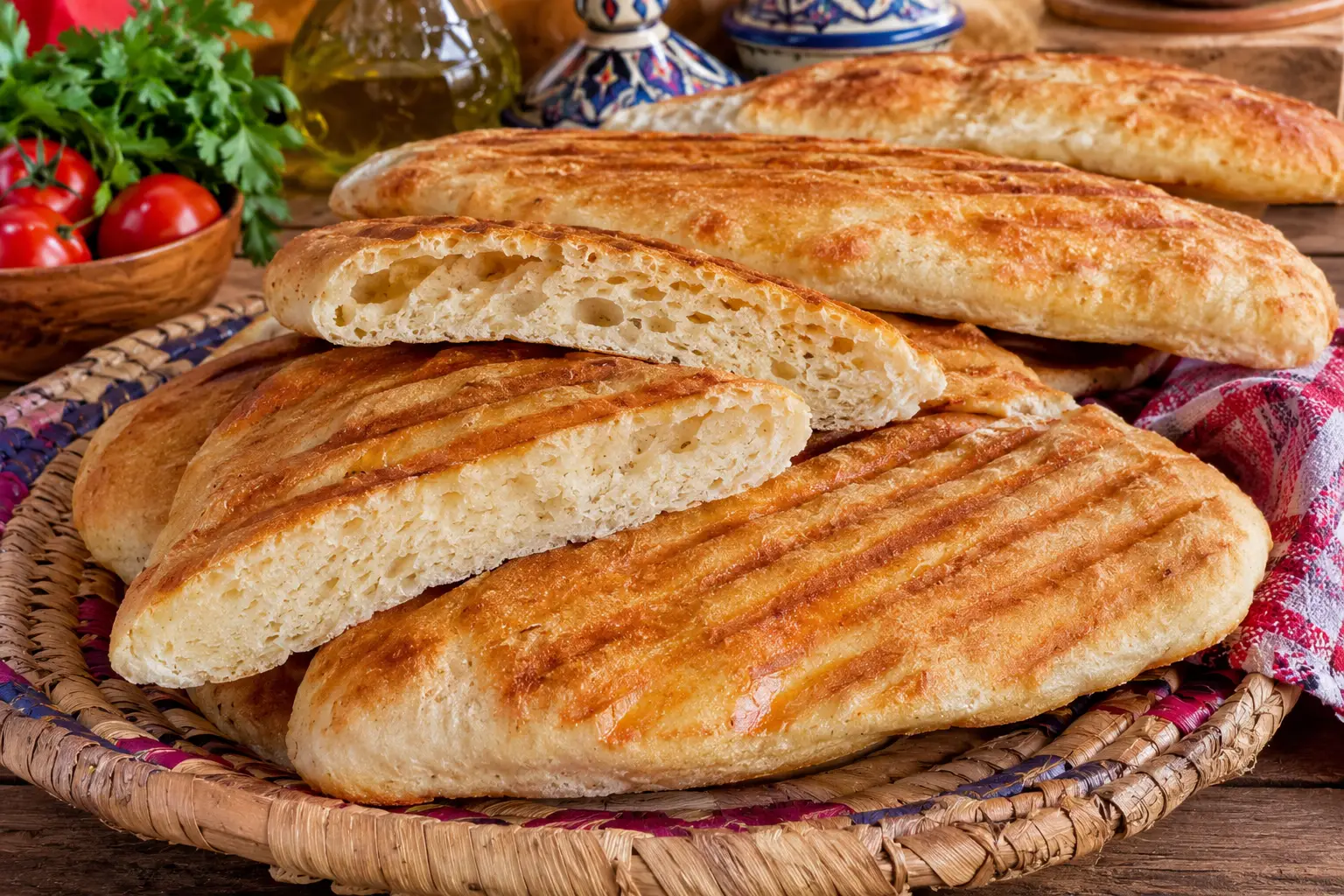 Pain à Panini Tunisien : Recette Facile et Moelleuse Maison