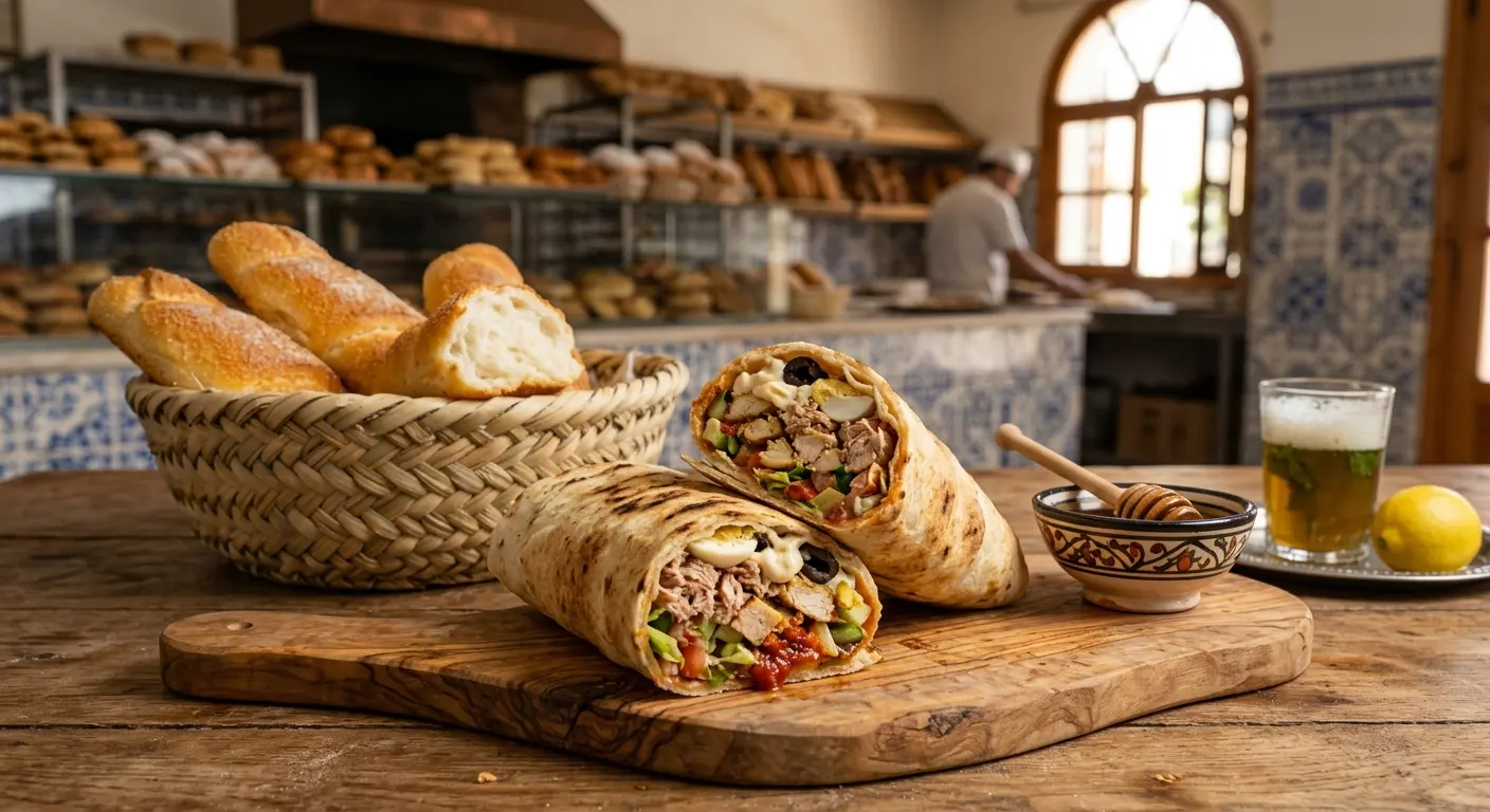 Sandwich Malfouf Tunisien : Recette Authentique de Street Food