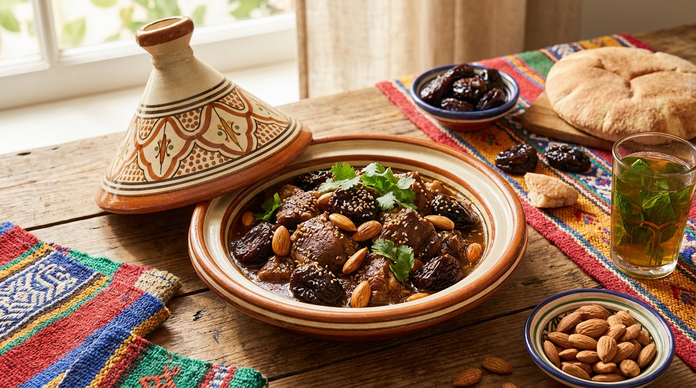Tajine d&amp;#039;Agneau aux Pruneaux : Le Délice Marocain Sucré-Salé