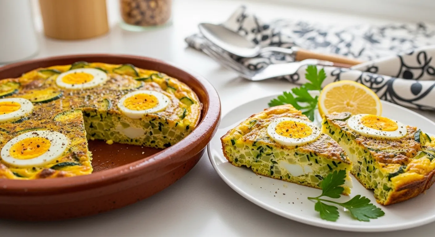 Tajine Tunisien aux Courgettes Farcies au Thon et à l&amp;#039;Œuf : Un Délice Facile et Rapide
