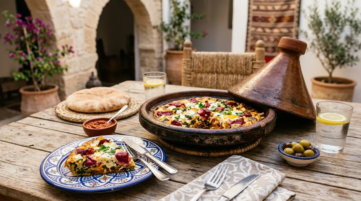 Tajine Tunisien aux Figues de Barbarie et Fromage de Chèvre